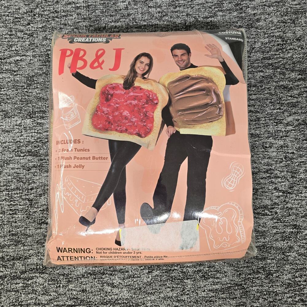 Spooktacular Creations Peanut Butter & Jelly Costume Adult Halloween Party New